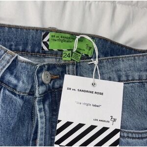 Nwt SR Sandrine Rose Free People The Virgin Label Jeans Button Fly Anthropologie